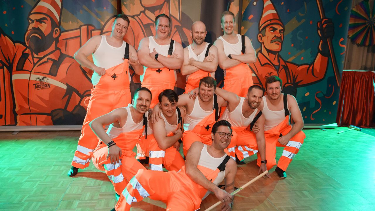 M&auml;nnerbalett "Die Taktlose" der Heimatb&uuml;hne Paderborn 2025